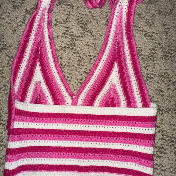 SHEIN crop top, knitted size small - Picture 2 of 2